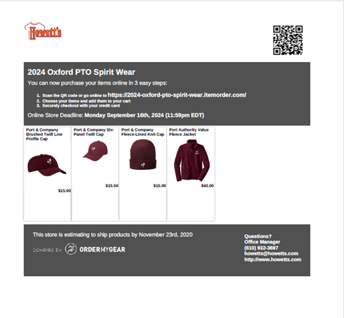 Spirit Wear